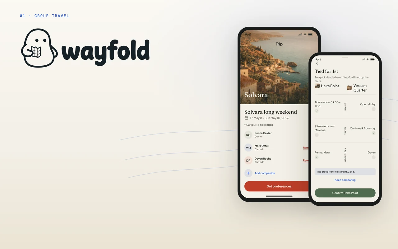 Wayfold — グループ旅行のモバイルアプリ